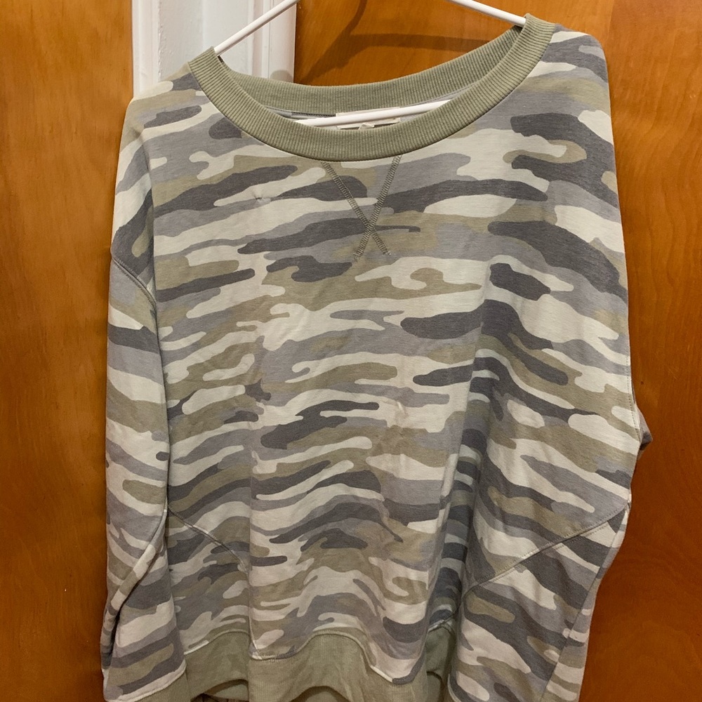 Green Camo Sweatshirt